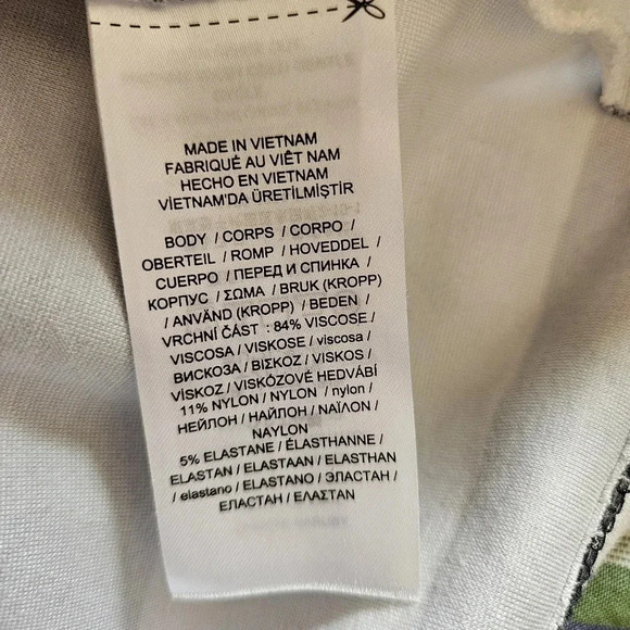 Lauren Ralph Lauren Striped Quarter Sleeve Mini Black and White Casual Dress XS - Picture 9 of 11